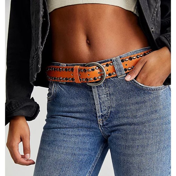 Free People Accessories - 🎉NEW🎉 FREE PEOPLE Rockaway Studded Belt / Koi